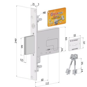 SERRATURA SECUREMME 2033